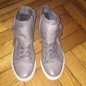 Moda in Pelle (UK) grey leather shoes